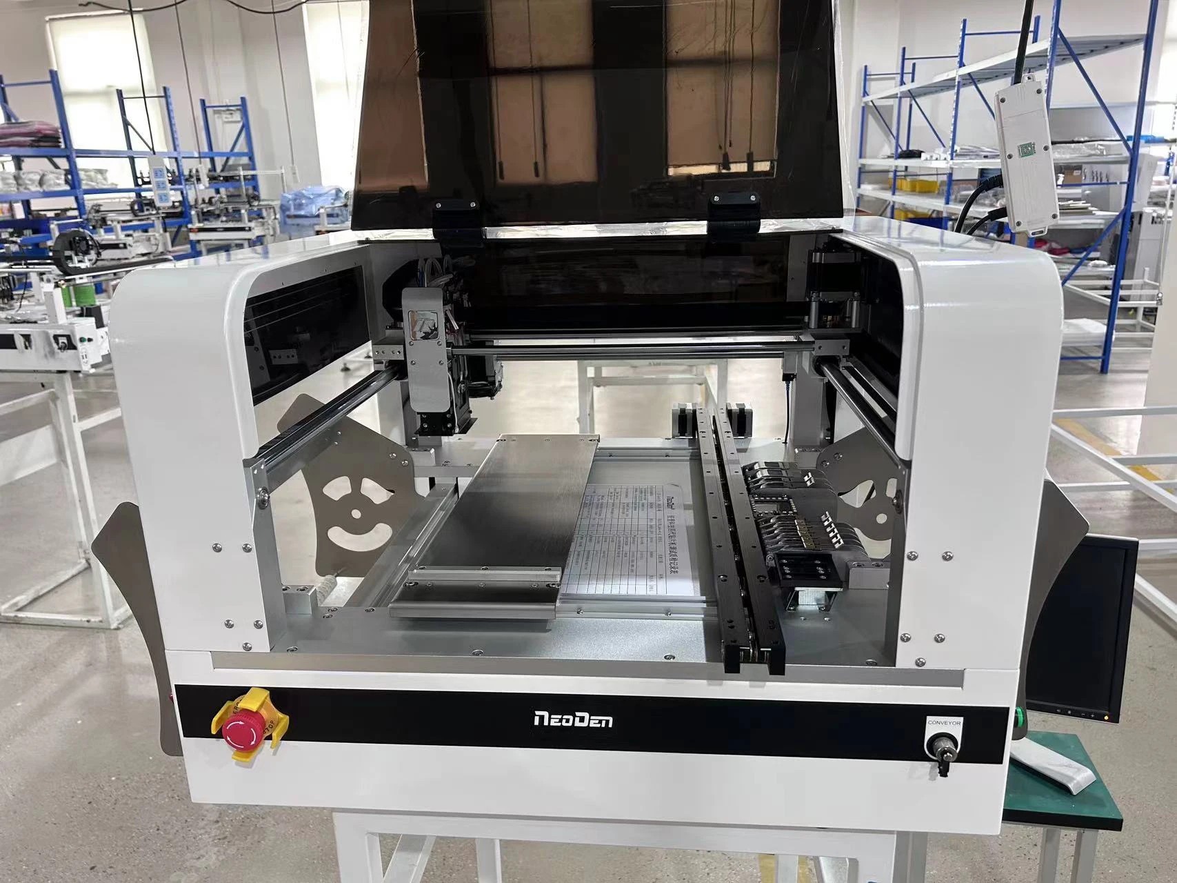 NeoDen 4 Head Desktop Flexible Smt Production Line Smd Pick and Place Machine for for 0201 BGA PCB Prototype