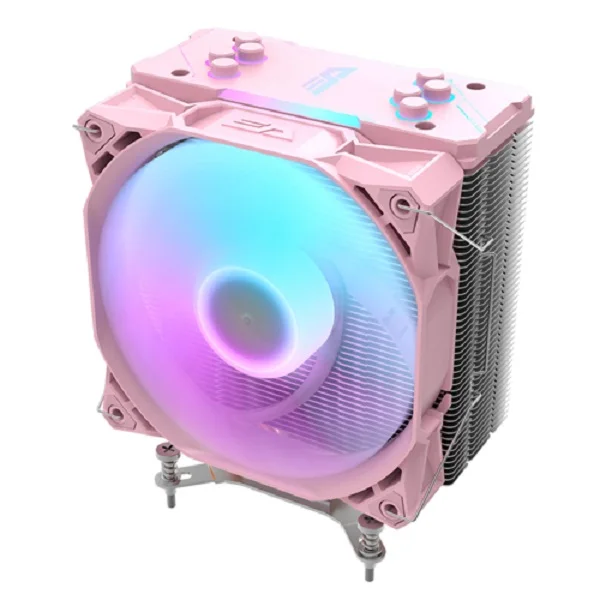 DarkFlash Ellsworth S11 PRO ARGB air cooling cooler pink