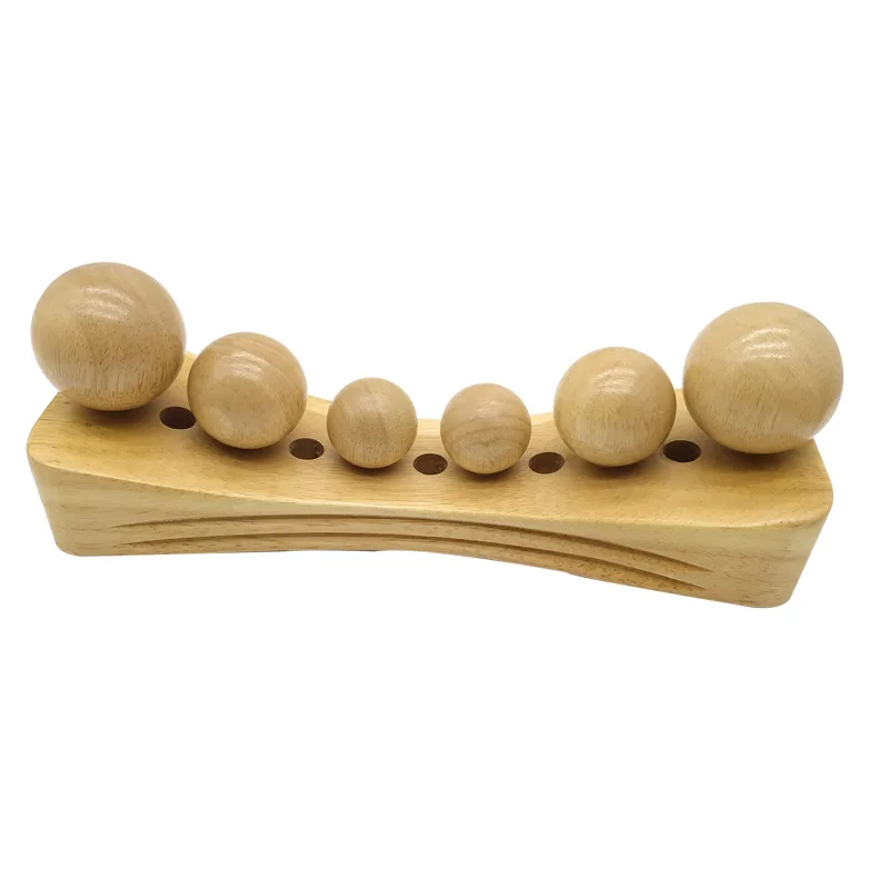 เครื่องมือคลายกล้ามเนื้อ psoas 1ชิ้นเครื่องนวดตัวส่วนบุคคลสำหรับนวดหลังผ่อนคลายกายภาพบำบัดจุดกระตุ้นด้วยหัวนวด6หัว