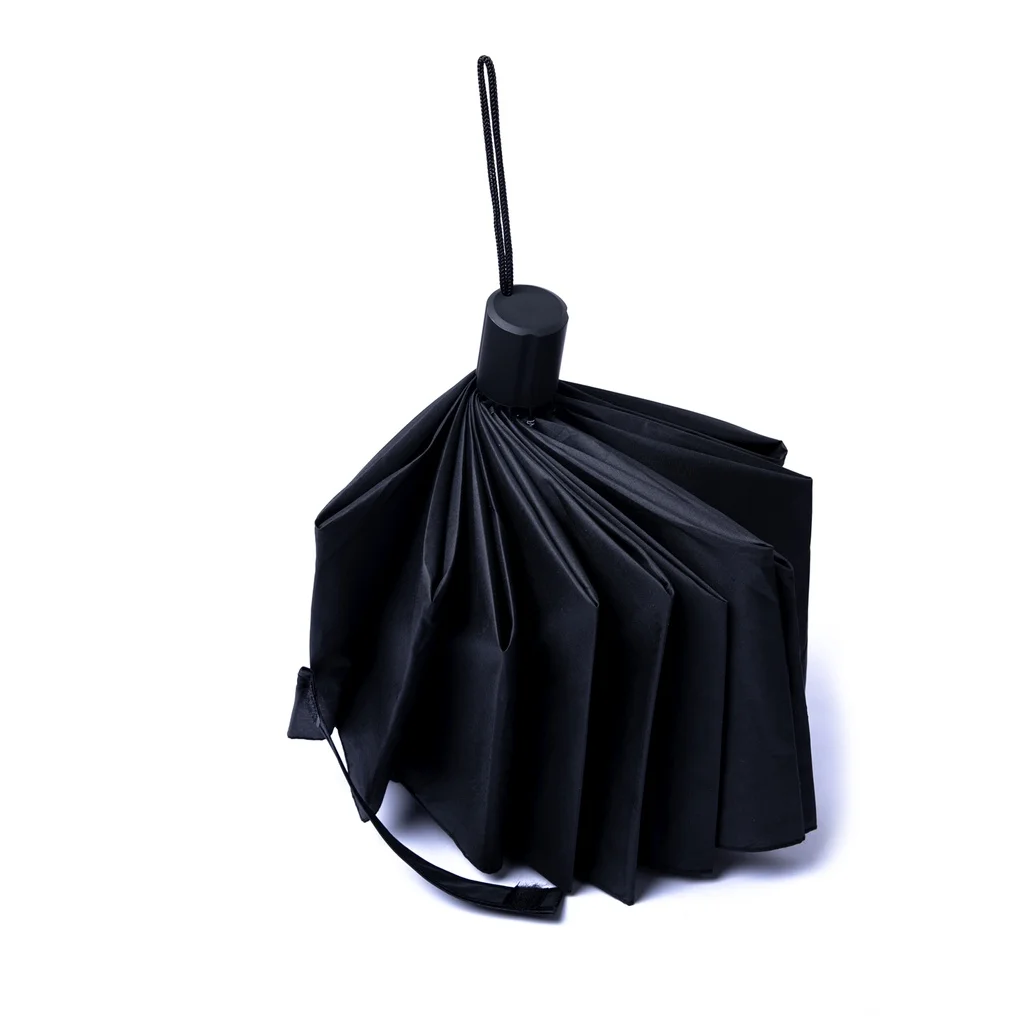 Big Rain Guard 10 Rods Black Folding Sunshade Manual Opening and Closing Male Female GDC3750-FITE