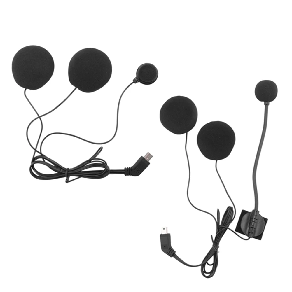 T48C_Half-Helmet & Full-Helmet دراجة نارية خوذة سماعة رأس بخاصية البلوتوث ميكروفون مكبر الصوت سماعة الملحقات #4