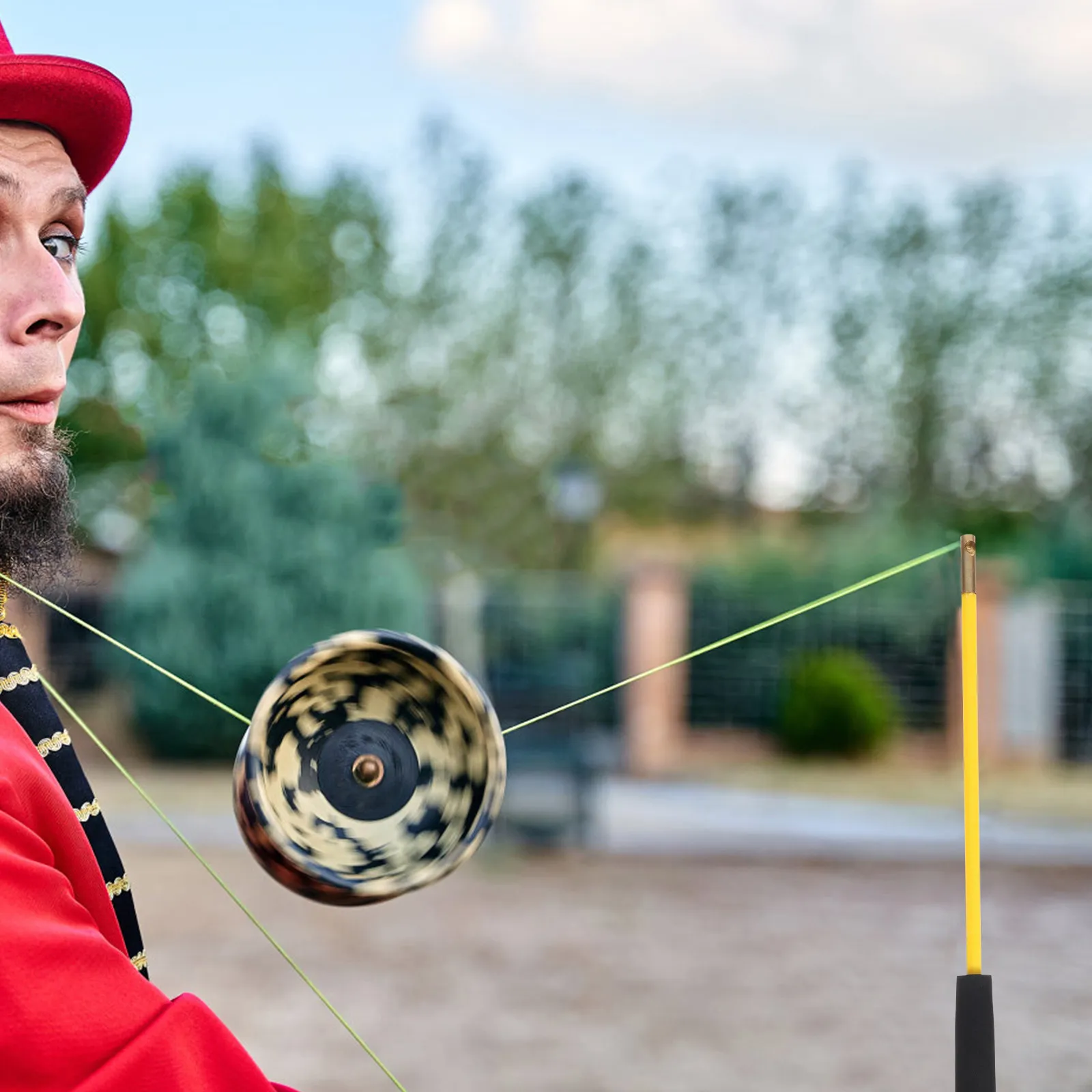 

2Pcs Anti Slip Diabolo Sticks Professional Lightweight Ergonomic Handle for Juggling Playing Replacement Supplies