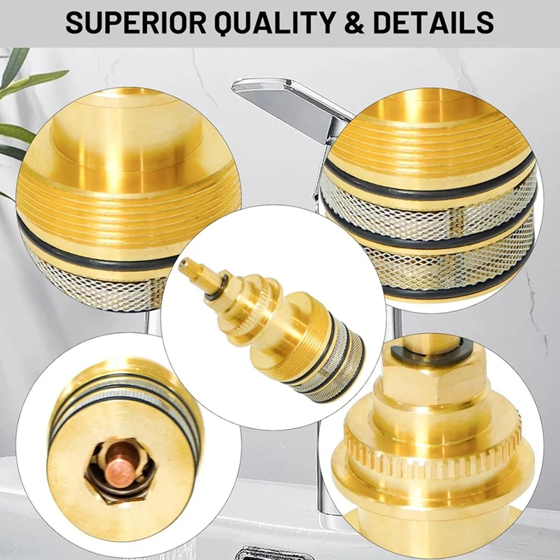

Thermostatic Valve 78913 Thermostatic Water Valve Compatible for K400/K401 3/4 Inch Valve High Flow Rate