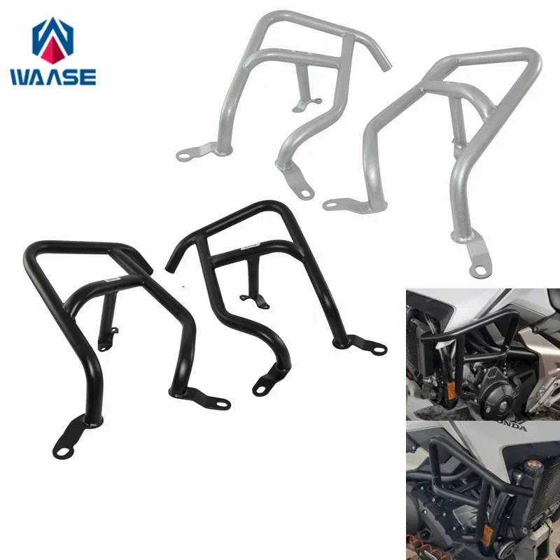 waase For Honda NC750X NC 750 X 2021 2022 2023 Engine Bumper Guard Frash Stunt Cage Crash Bar Engine Frame Protector