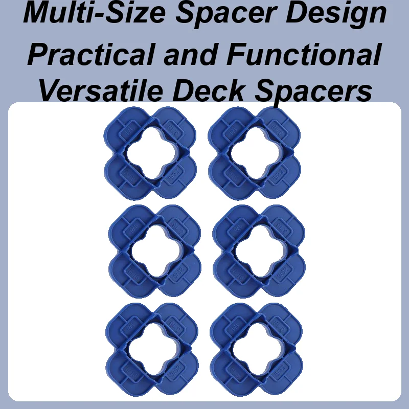 Composite Deck Spacing 6-Pieces Hardwood