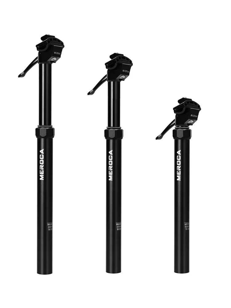 AliExpress NONE MEROCA Bicycle Dropper Seatpost 27.2/30.9mm/31.6mm Hydraulic Height Adjustable Road Bike Seat Post Mountain Bicycle Seat Tube