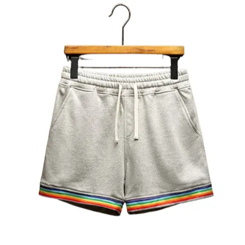 2024 Summer New Casual Loose Men's Shorts Versatile Male Three Part Beach Pants