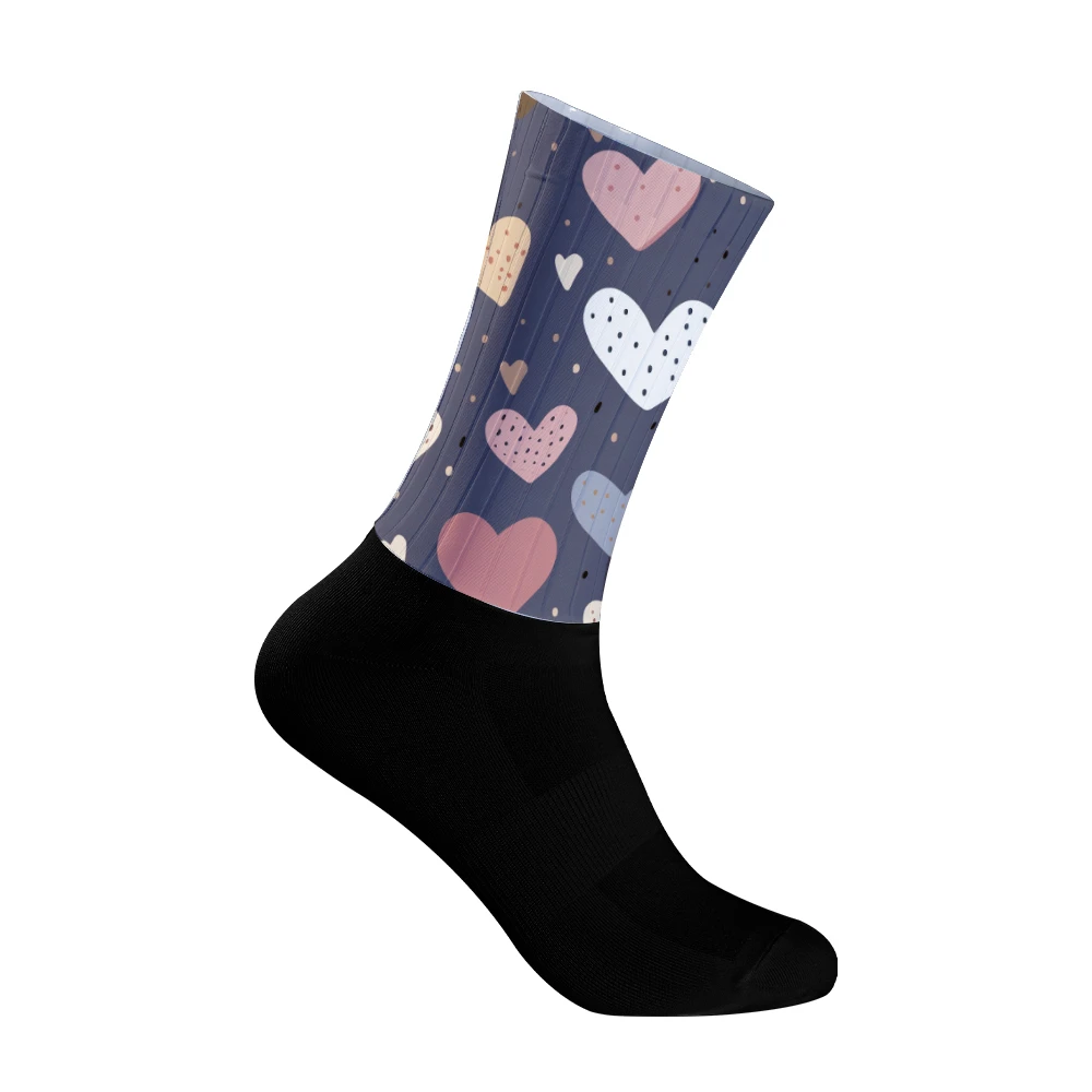 

Love - Printed Cycling Socks New Summer Breathable Cycling Socks Men Women Road Bike Calcetines
