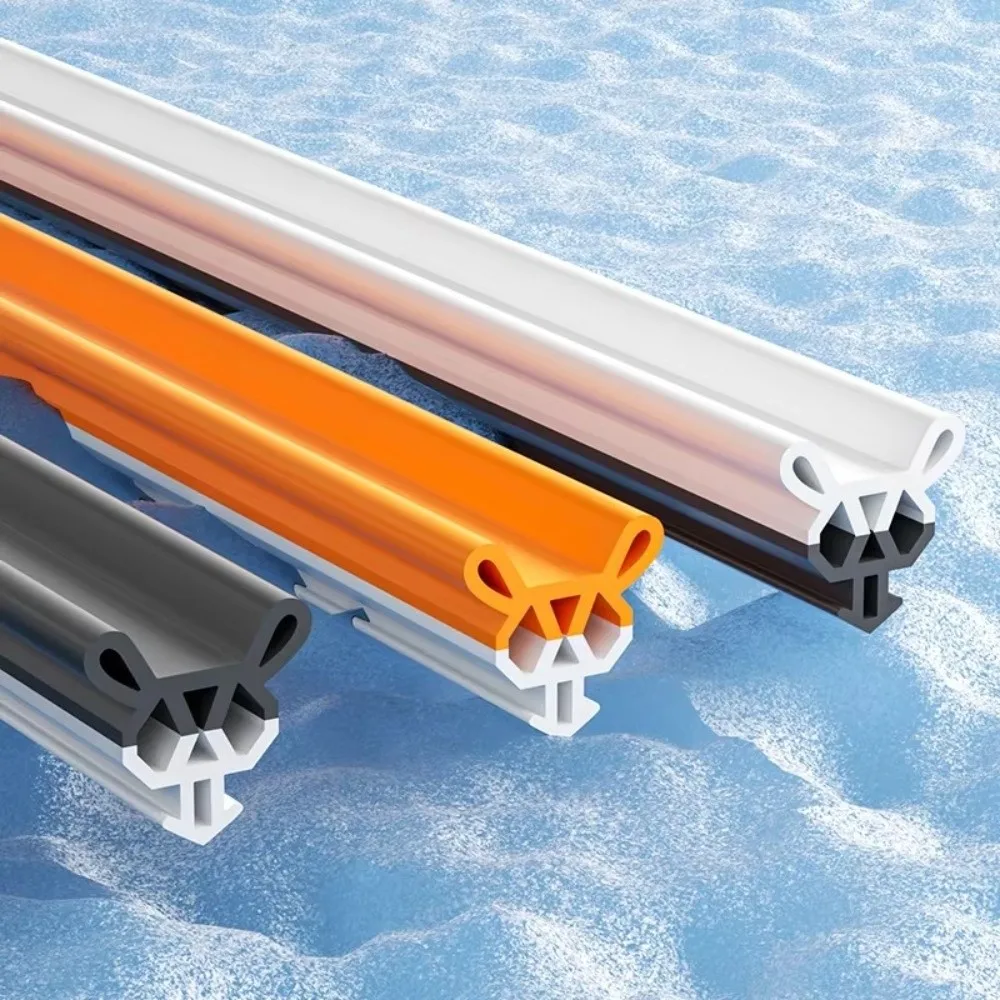New 4M Window Seal Strip Self-adhesive Flexible Insulation Strip TPE Bilateral Dustproof Strip Window Insulation