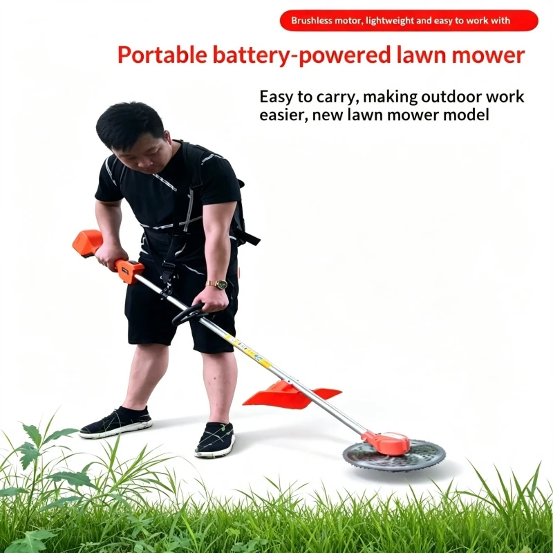 21v-24v48v-72v Electric Lawn Mower 충전식 예초기 무선예초기 Podkaszarka Akumulatorowa Do Trawy 충전 예초기 충전예초기 전동예초기 충전식예초기 Strimmer무선 충전식 예초기