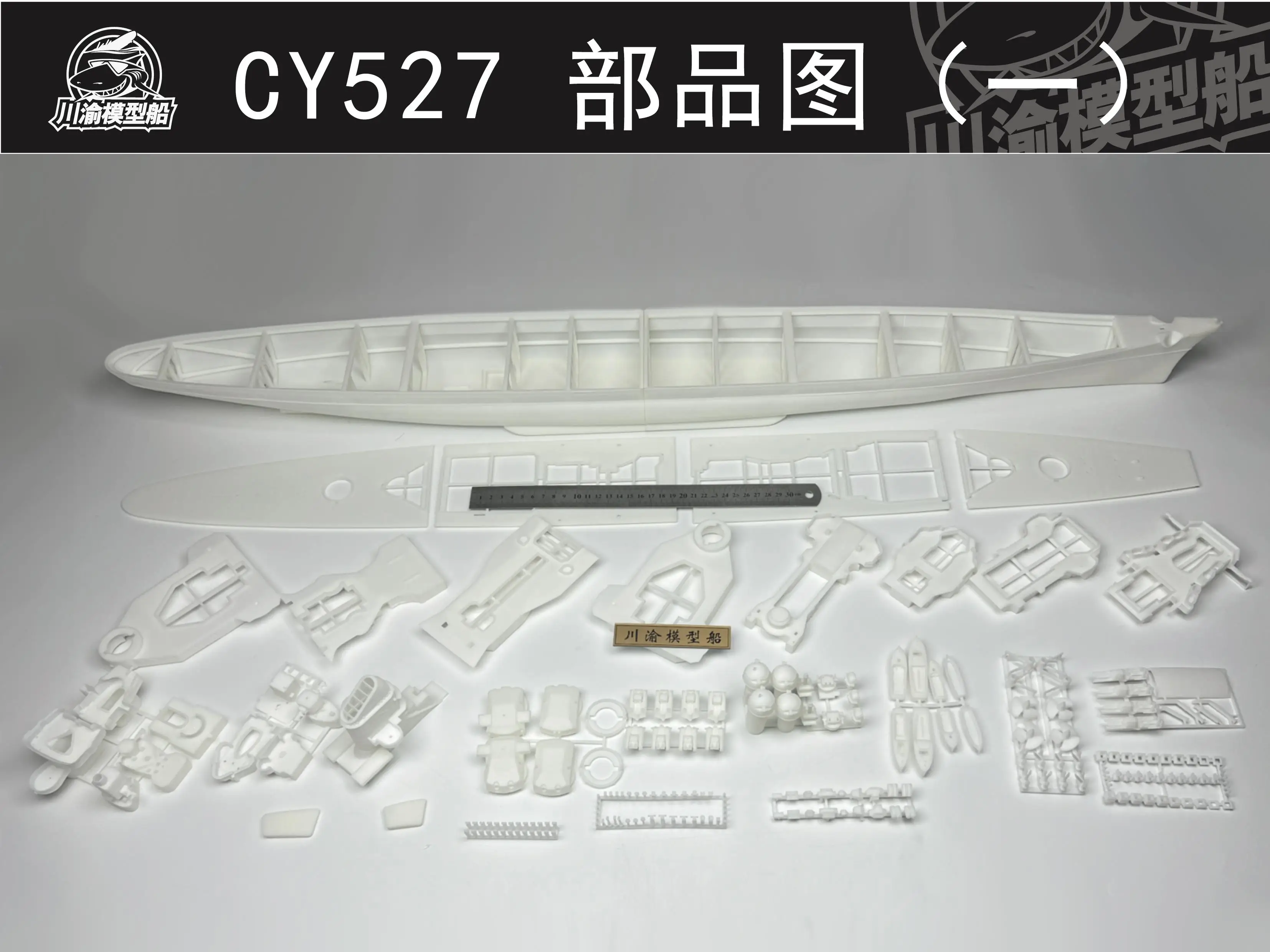 CY CY527 1/200 scale Prinz Eugen Schwerer Kreuzer model kit