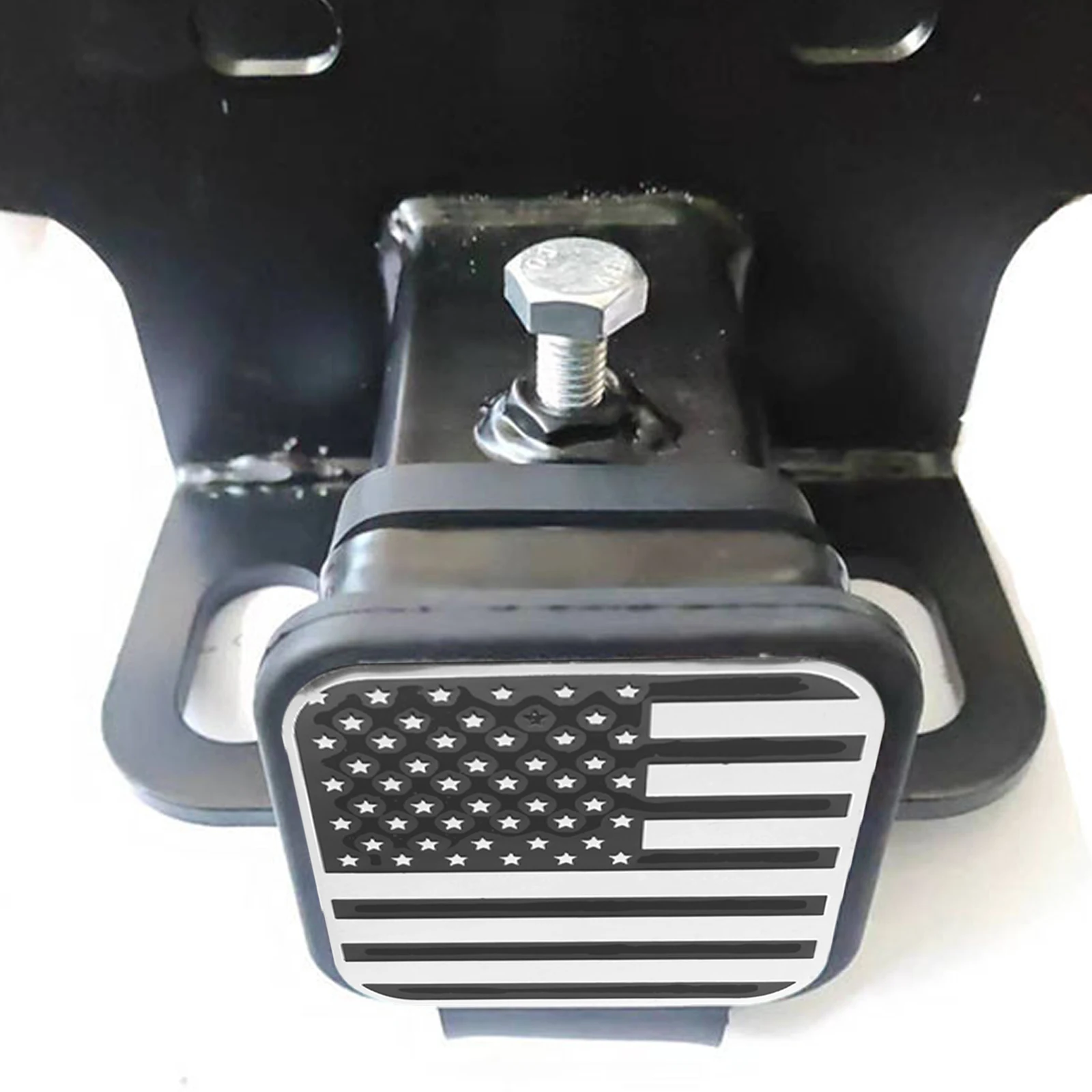 

Trailer Hitch Cover Durable Tow Protector Cap Easy Install Remove Protects Against Dirt Rust Debris Reliable Tow Receiver Tube