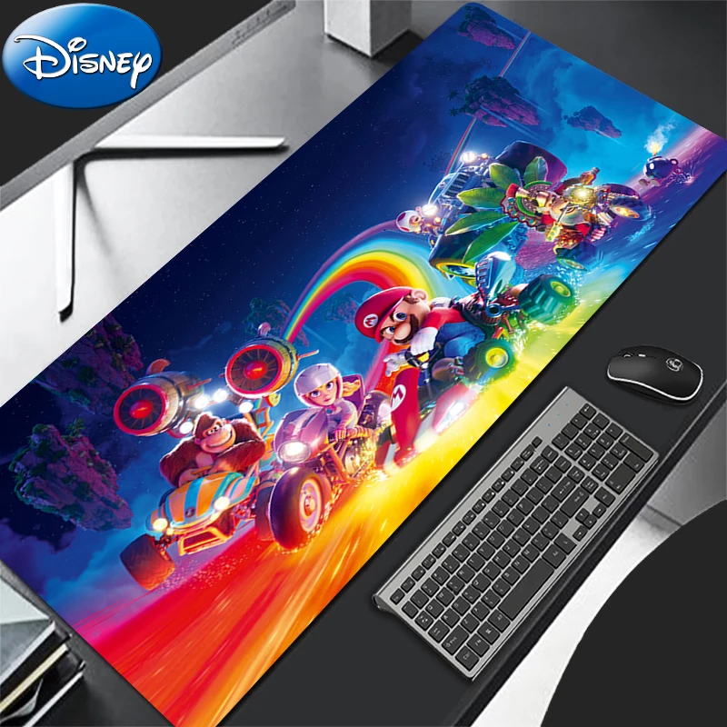 Alas Mouse Gamer PC Kantor HD Print Anime Mousepad Laptop Kartun Super Lucu M-marioes Alas Meja Aksesori Gaming Alas Keyboard
