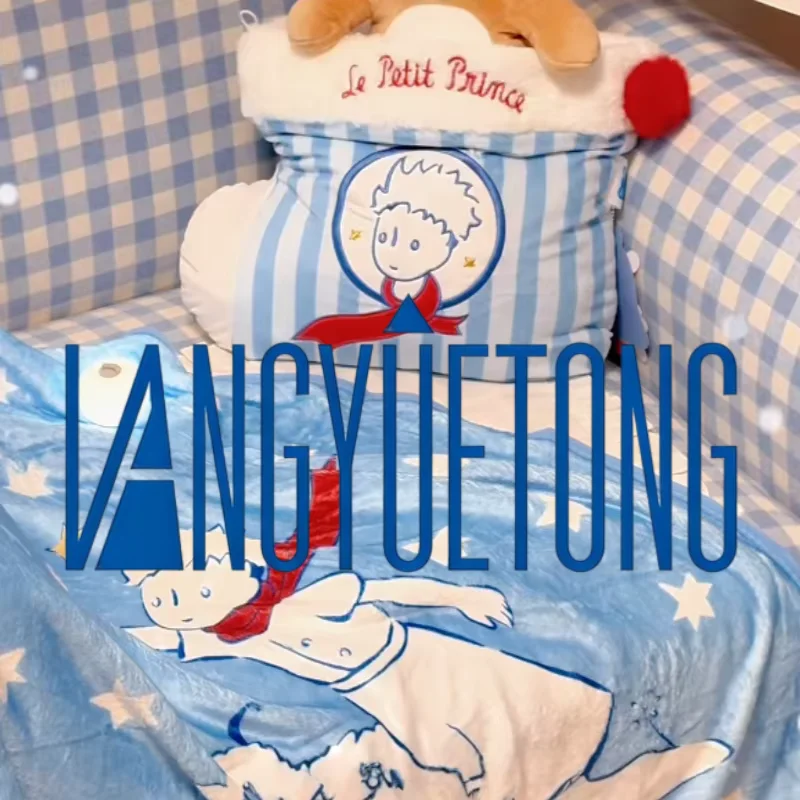 

Martube 2 In 1 Soft Pillow Throw Blanket Le Petit Prince Christmas Dual Use Nap For Office Sofa Travel Gift For Women toys