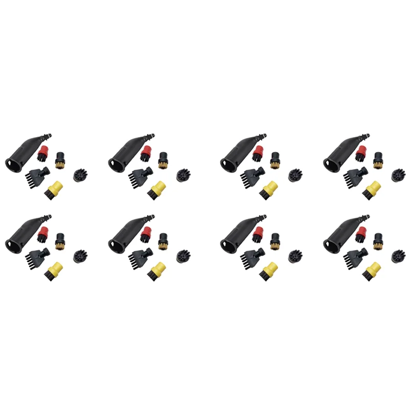 

8X щелевая насадка для пароочистителя, щетка для разбрызгивателя, плоская щетка для KARCHER SC1/SC2/SC3/SC4/SC5, щетка для пароочистителя-B27C