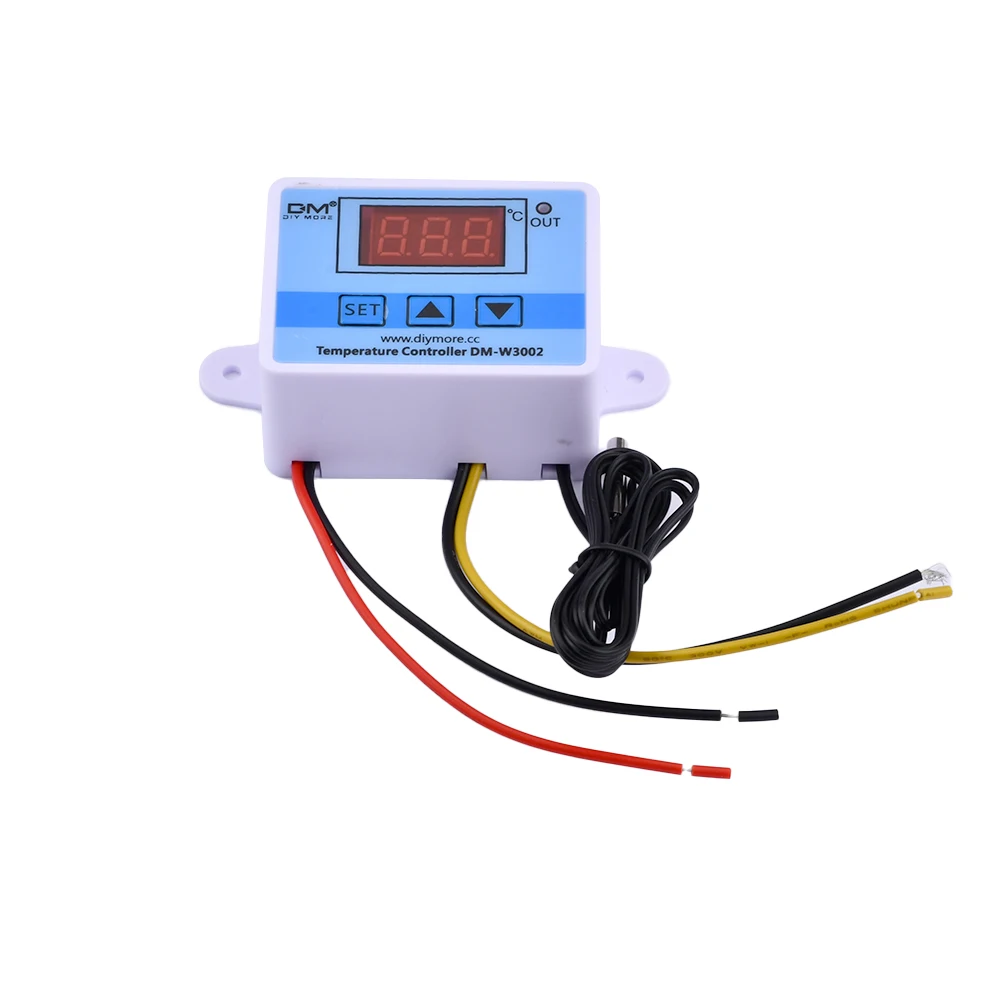 

XH-W3002 Microcomputer Smart Thermostat AC220V 1500W Digital Display Thermostat Control Switch with NTC 10K 1m Probe