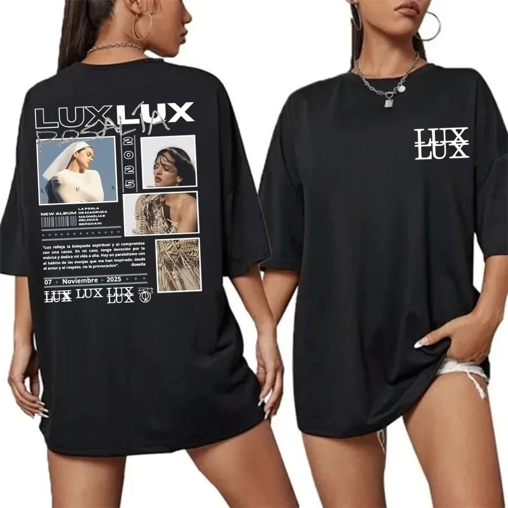 

Rosalia Lux Tour 2026 T-shirt Vintage Graphic Print Cotton Tee Rosalia T-shirt Retro Fan Gift for Women and Man Fashion Tee Tops