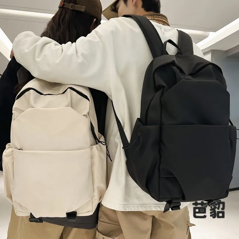 Large Capacity Casual Commuter Laptop Bag Unisex Backpack Soft Handle Internal Pockets Youth Suitable Water Resistant