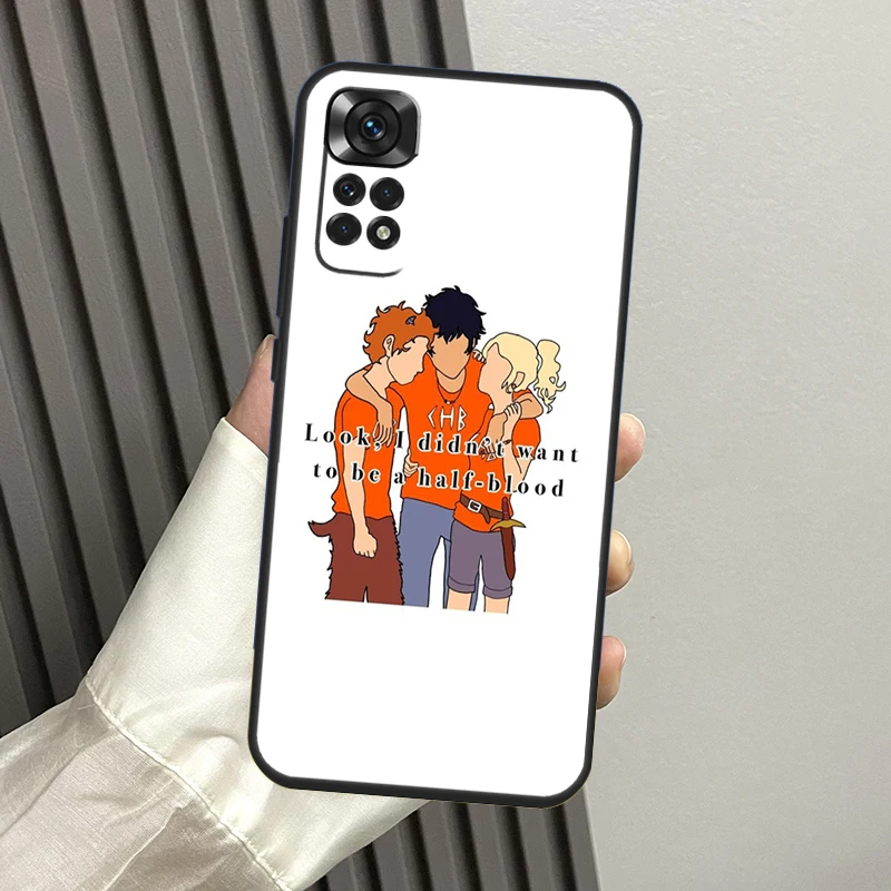 P-Percy Jackson Cartoon Case For Xiaomi Redmi Note 11 11S 10 10S 9 9S 8 12 Pro Redmi 9 10 12C 9C 9T 10A 10C Cover