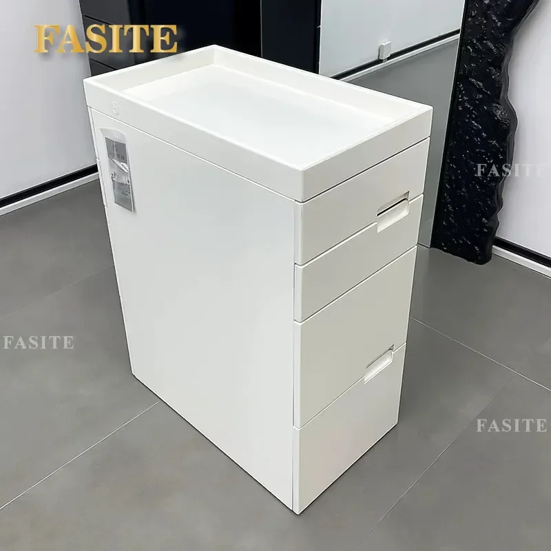 For Barber Shop Tool Cabinet Hairdressing Solid Wood Drawer High End Storage Single Double Sided Painted Furniture