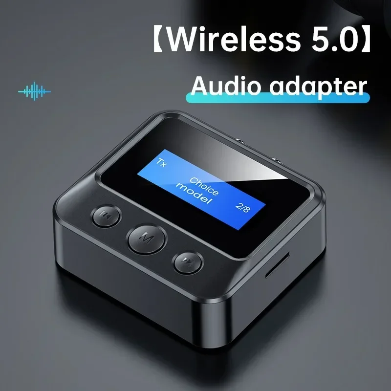 

Bluetooth 5.0 Transmitter Receiver EDR Wireless Adapter USB Dongle 3.5mm AUX RCA for TV PC Headphones Home Stereo Car HIFI Audio