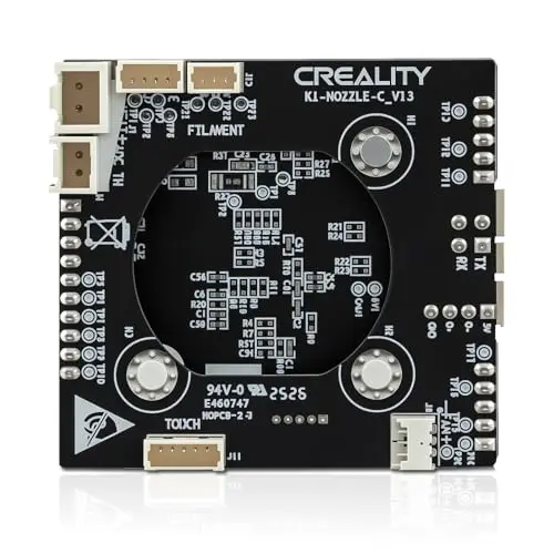 Creality Aggiornamento ufficiale K1C/K1 SE/K1 MAX Hotend Piastra adattatore, OEM PCB Adattatore ugello Toolhead Sostituzione scheda PCBA