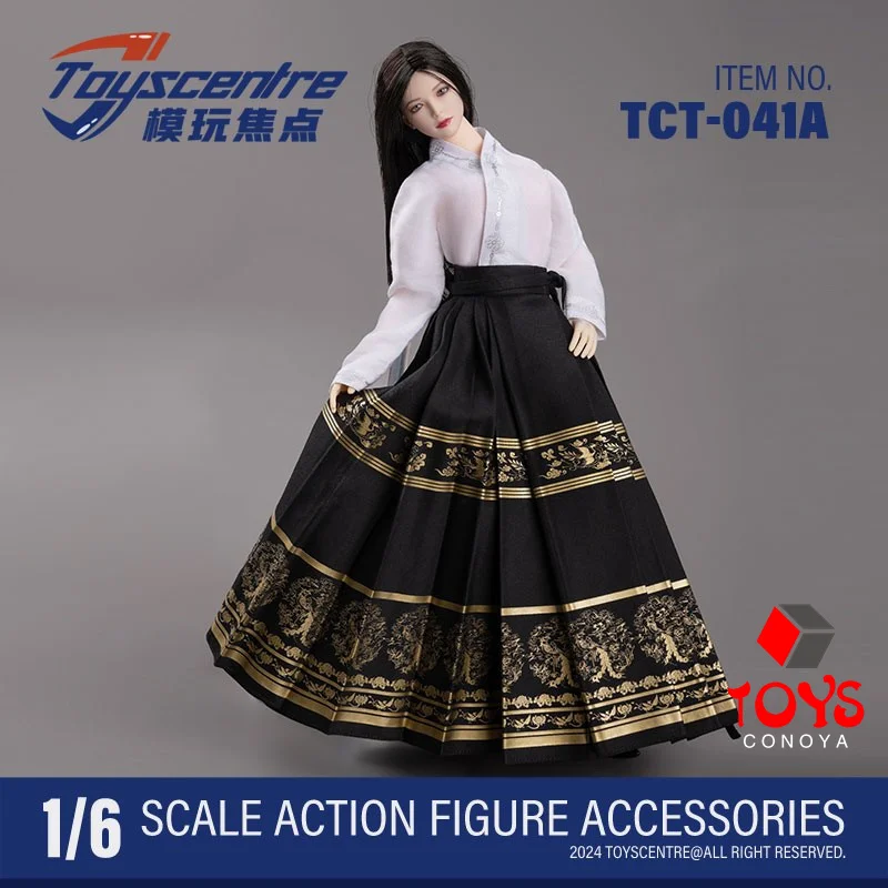 Toyscentre TCT-041 1/6 Scale Female Horse-face Skirt Chinese Style Clothes Model Fit 12'' TBL S16A Action Figure Body