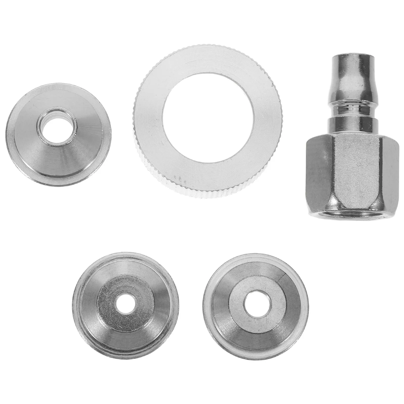 1Set Drywall Nozzle Collar Texture Sprayer Orifice Tip Air Spray Gun Nozzle Threaded Collar Tips Painting Texture