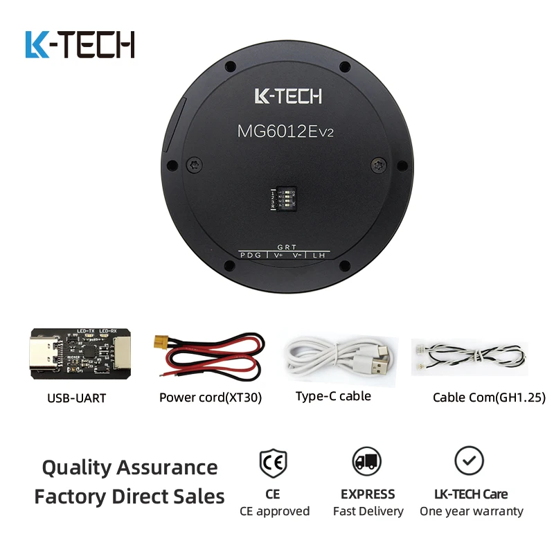 Imagem -05 - Servo Motor de Redução Engrenagem Foc pé Robô Articulação do Braço Mecânico Trolley Agv Tubo de Rodas Mg6012e-i8v2 Dc48vmicro