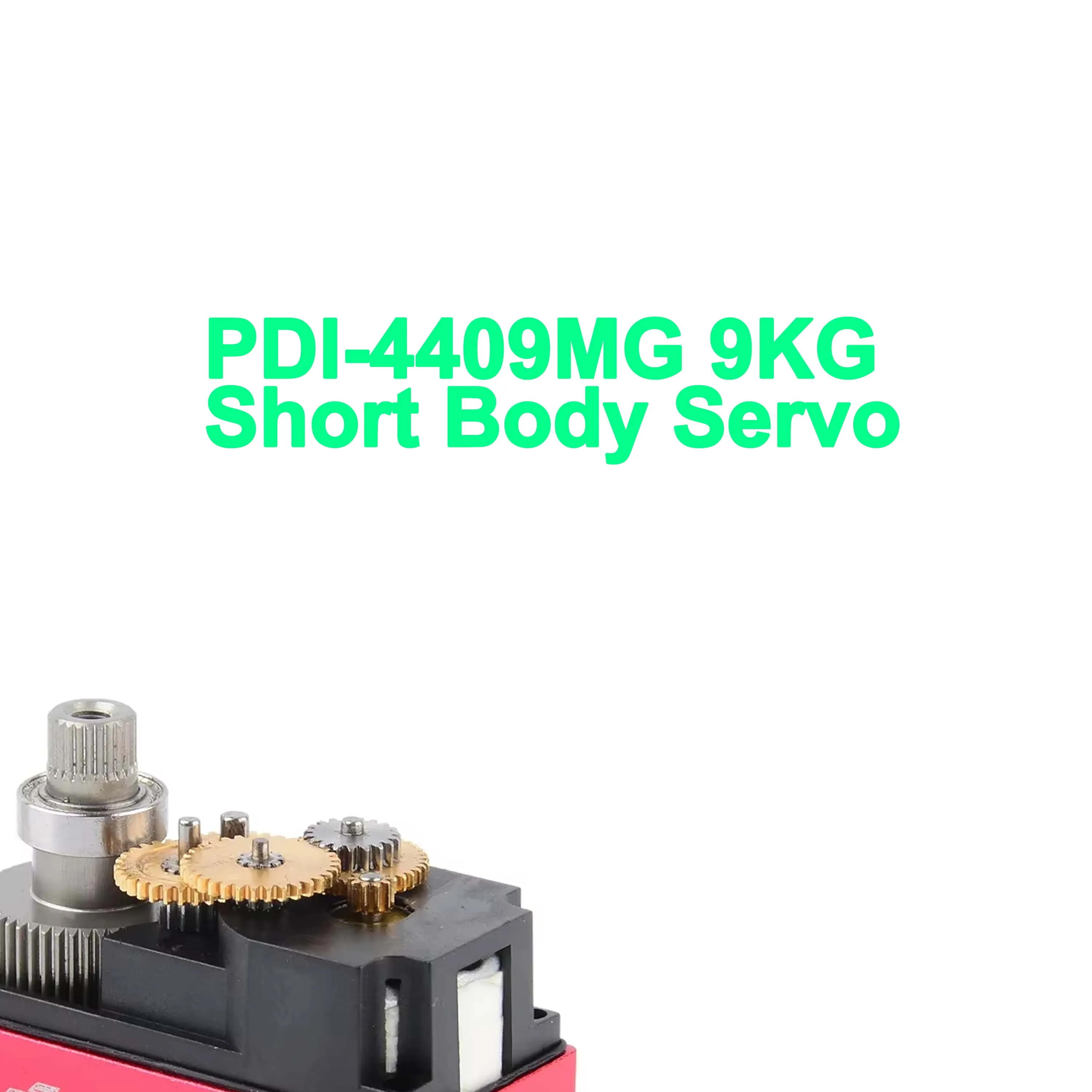 

JX Servo PDI-4409MG 9KG Short Body Large Torque Metal Gear Servo Low Profile for 1/8 1/10 RC Car Crawler Plane Robot Arm Buggy