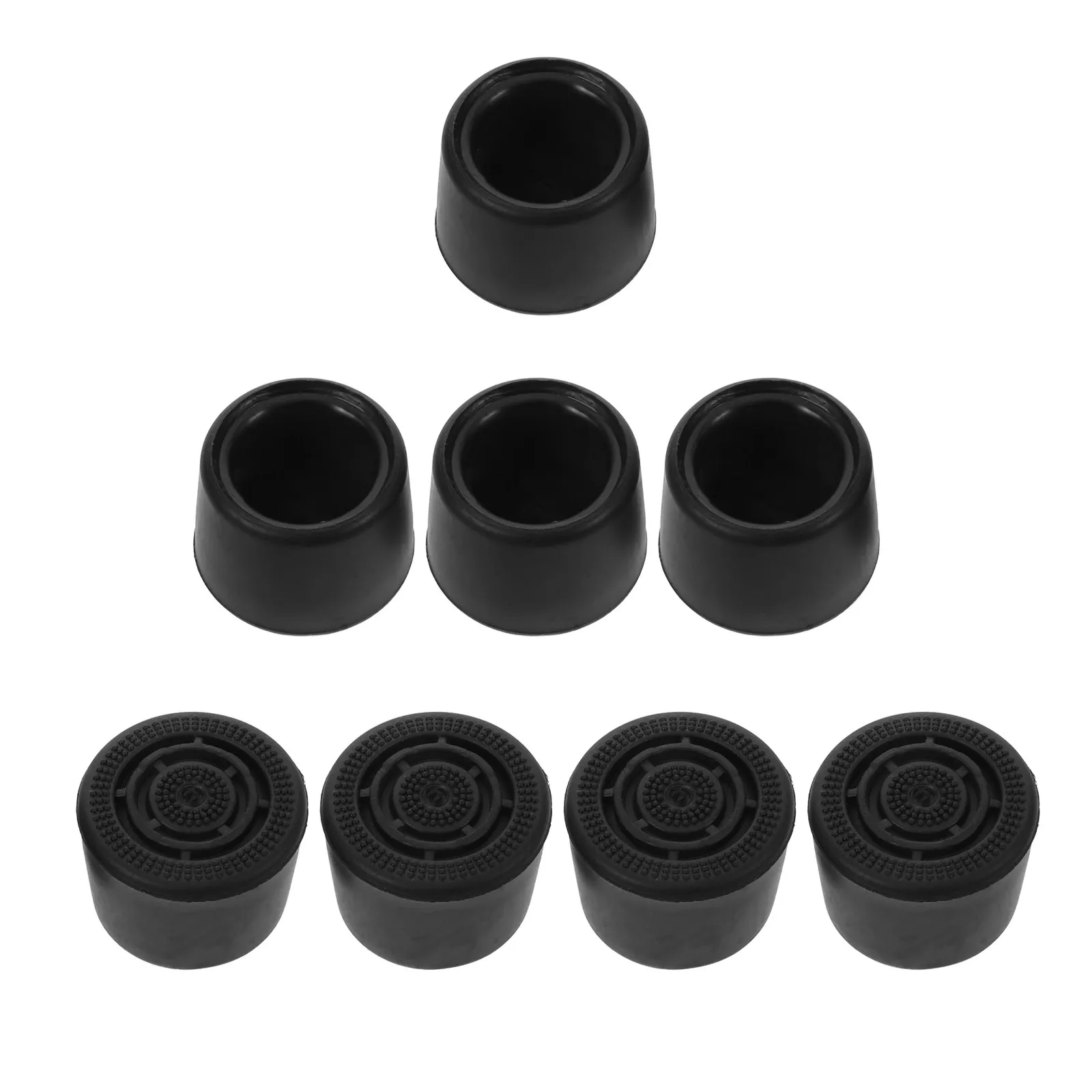 8Pcs Painting Easel Feet Covers Round Rubber Caps Non Slip Anti Scratch Floor Protector Pads Folding Metal Easel Home Studio