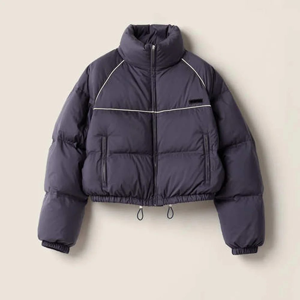Doudoune Femme Col Rond - Veste Légère Boutonnée, Pliable, Sans Coutures - 9