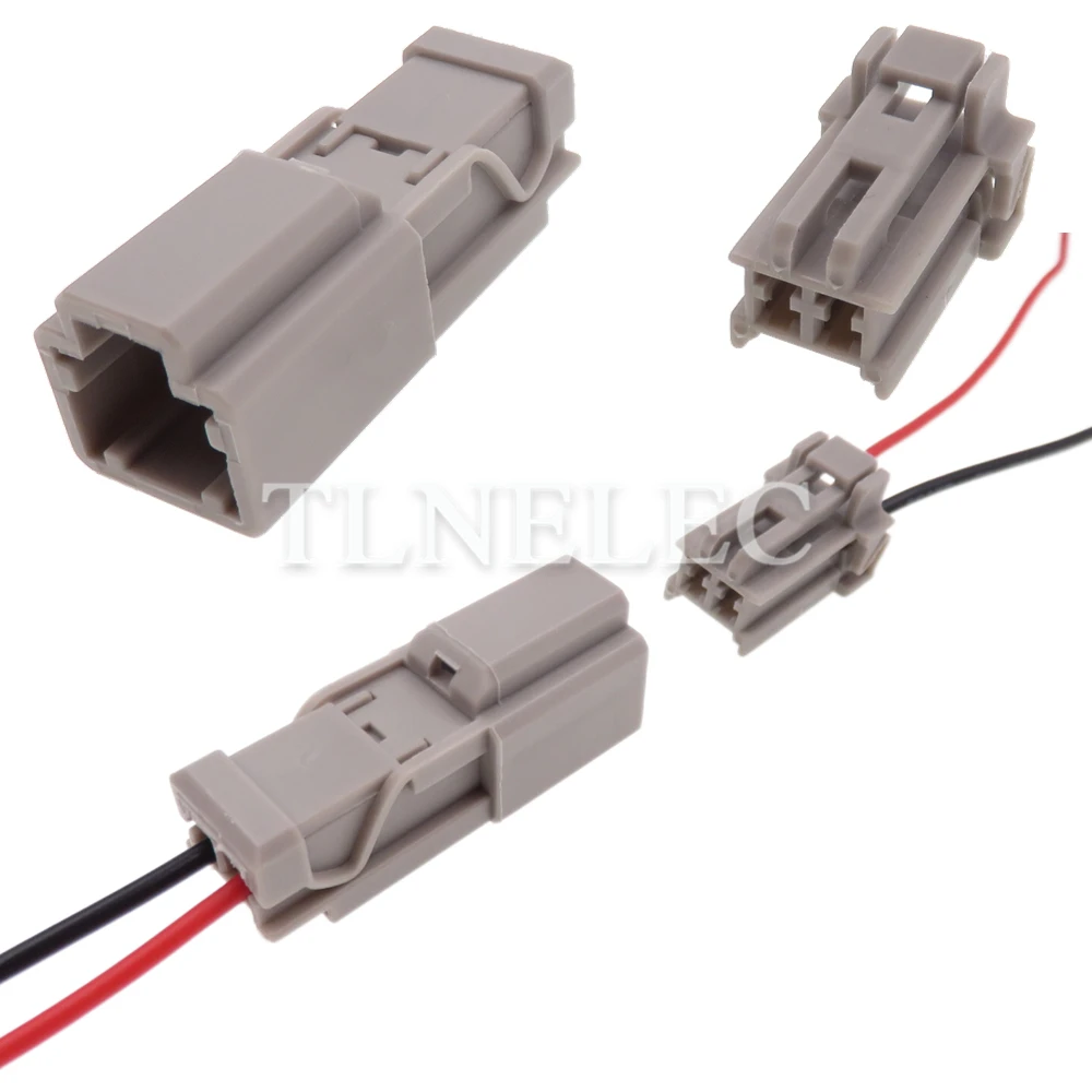 2 Pin Way Car Trunk Lock Connector with Wires Automotive Unsealed Sockets For Honda 6098-0240 6098-0239