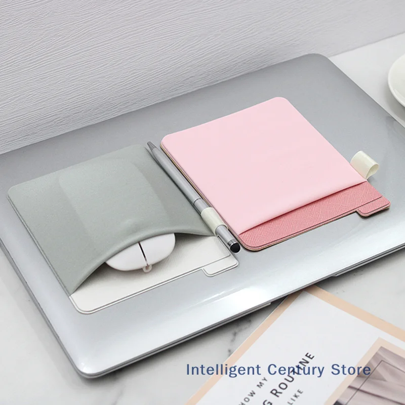 （In）Sticker Wallet Pouch External Adhesive Laptop Back Mouse Sleeve Digital Hard Drive Carrying Case Storage Cover Bag Pocket