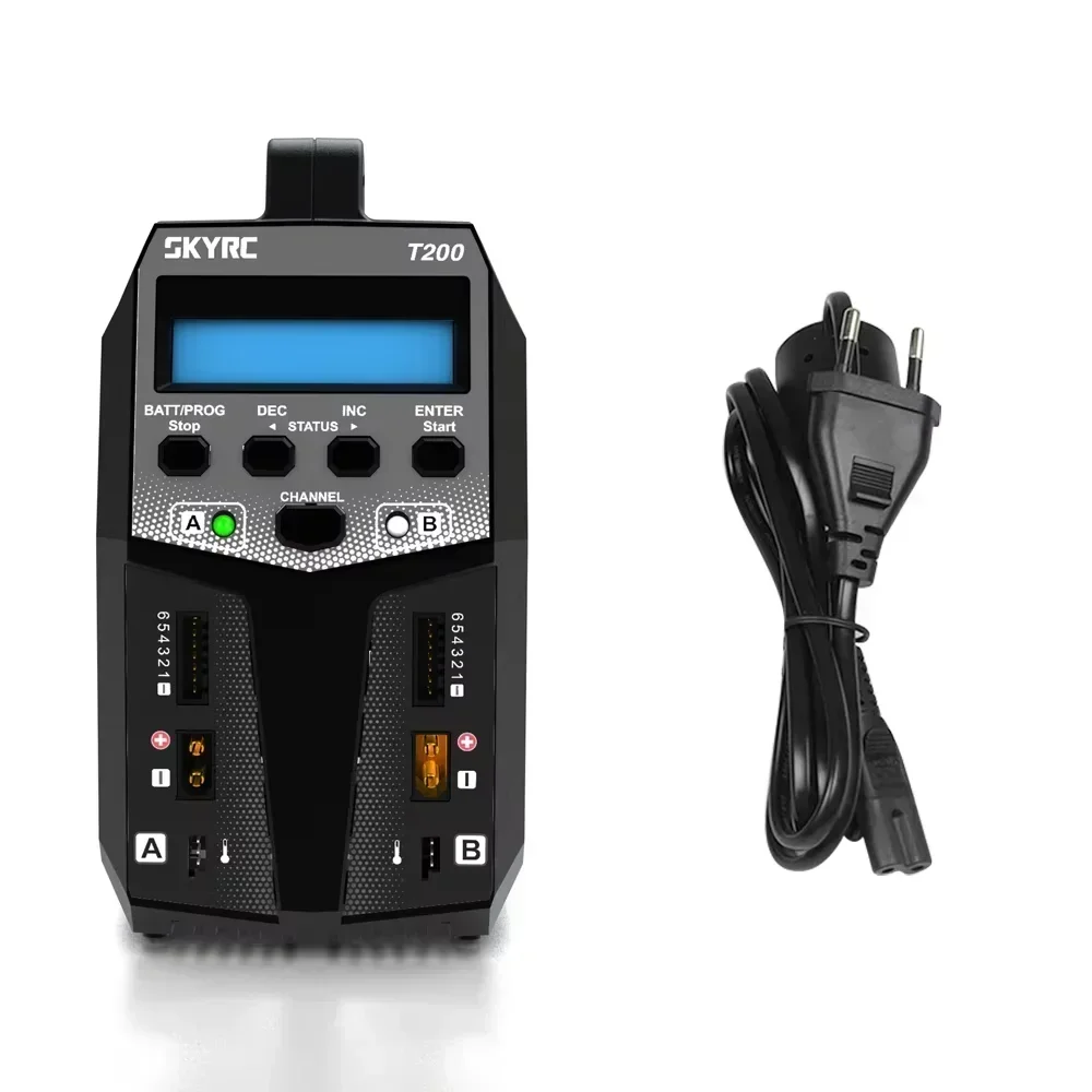 SKYRC T200 2X100W 12A AC/DC DUAL Battery Balance Charger for 1-6S Lipo/LiHV/LiFe/LiIon Battery