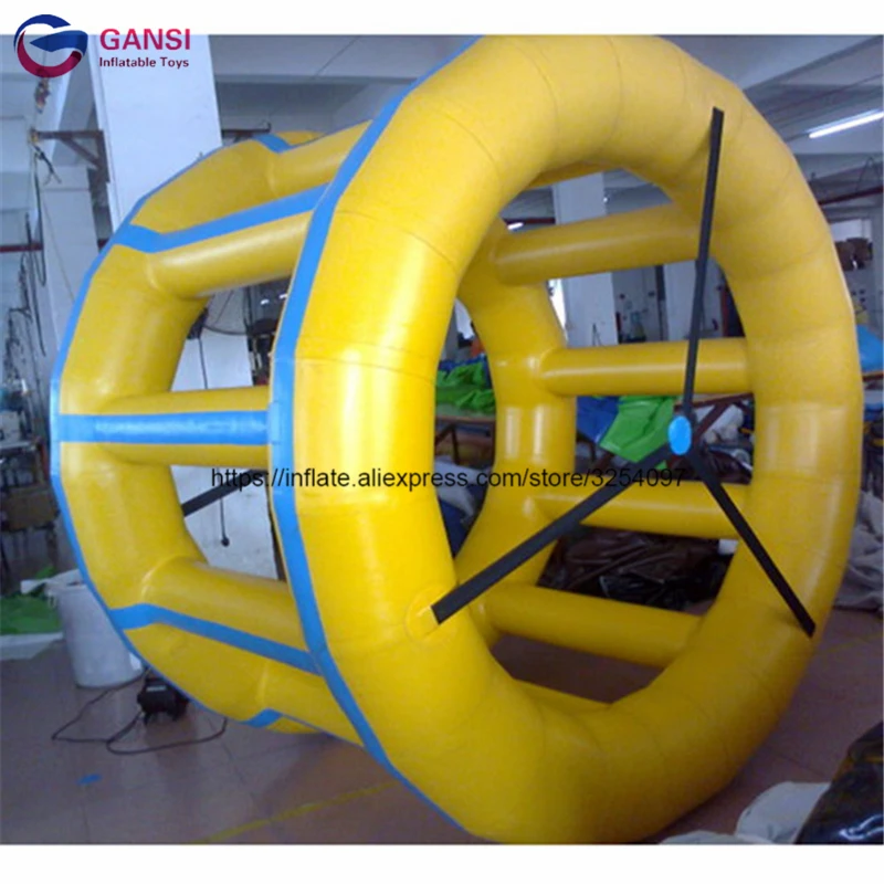 Park Aqua Rental Using Inflatable Water Roller ,Funny Water Toys Inflatable Water Wheel For Swimming Pool