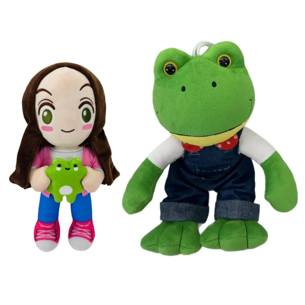 

Cute Magic Expression Plush Toy 25cm Girl Plushie Stuffed Animai Frog Doll Kawaii Long Leg Frog Soft Toy Gift for Boys Girls