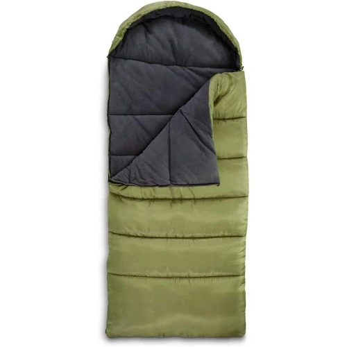 

-15 Degree leece Lined Sleng Bag or Adults and Kids Warm Winter Cold Weather Lightweight Portable or Camping, Backpacking, Hikin
