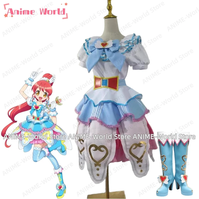 

《Custom Size》Shiratama Mikan Cure Dress Cosplay Costume From Pretty Cure Max Heart Cosplay Costume Shoes