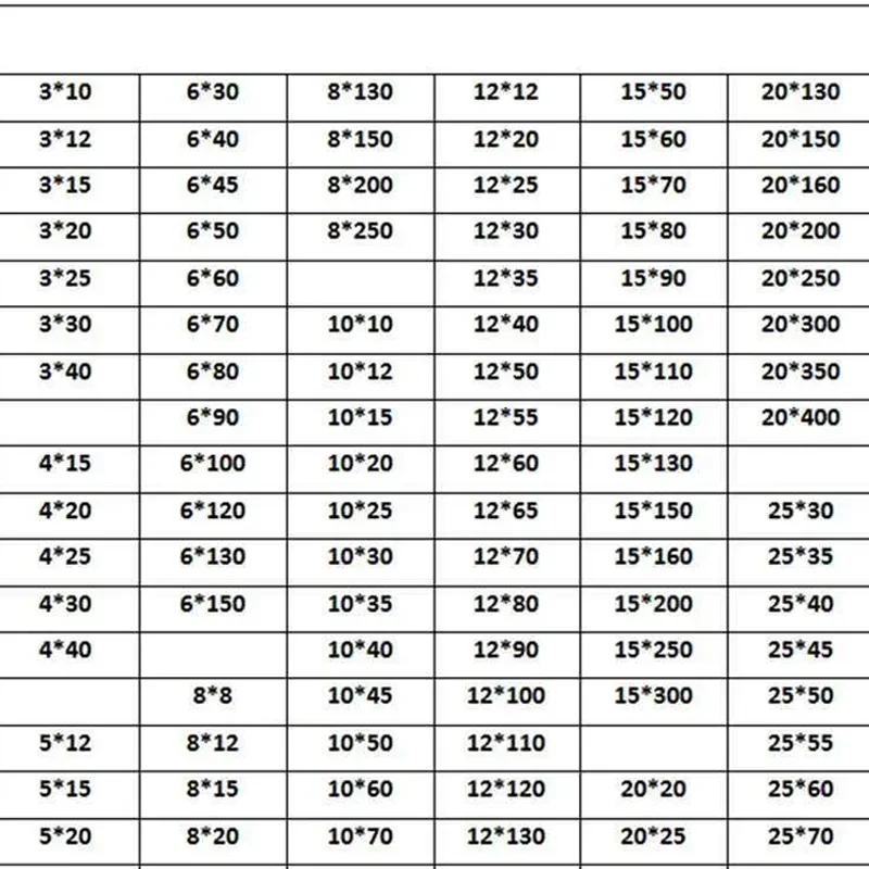 6061 Aluminum Square Bar Flat Solid Rod Metal Diameter 5/8/10/12/15/18/20/25/30/35/40/45mm DIY Model Making Aluminum Profile