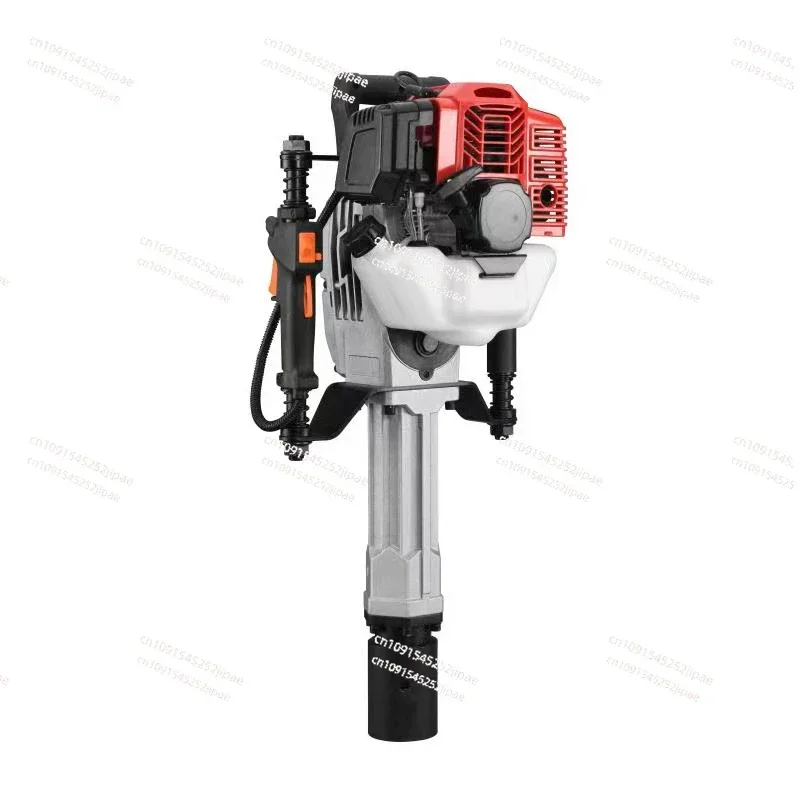 1900W Pile Driver Gasoline Power Small Railway Emergency Building Orchard Wooden Pile Triangular Steel Electric Impact Piling