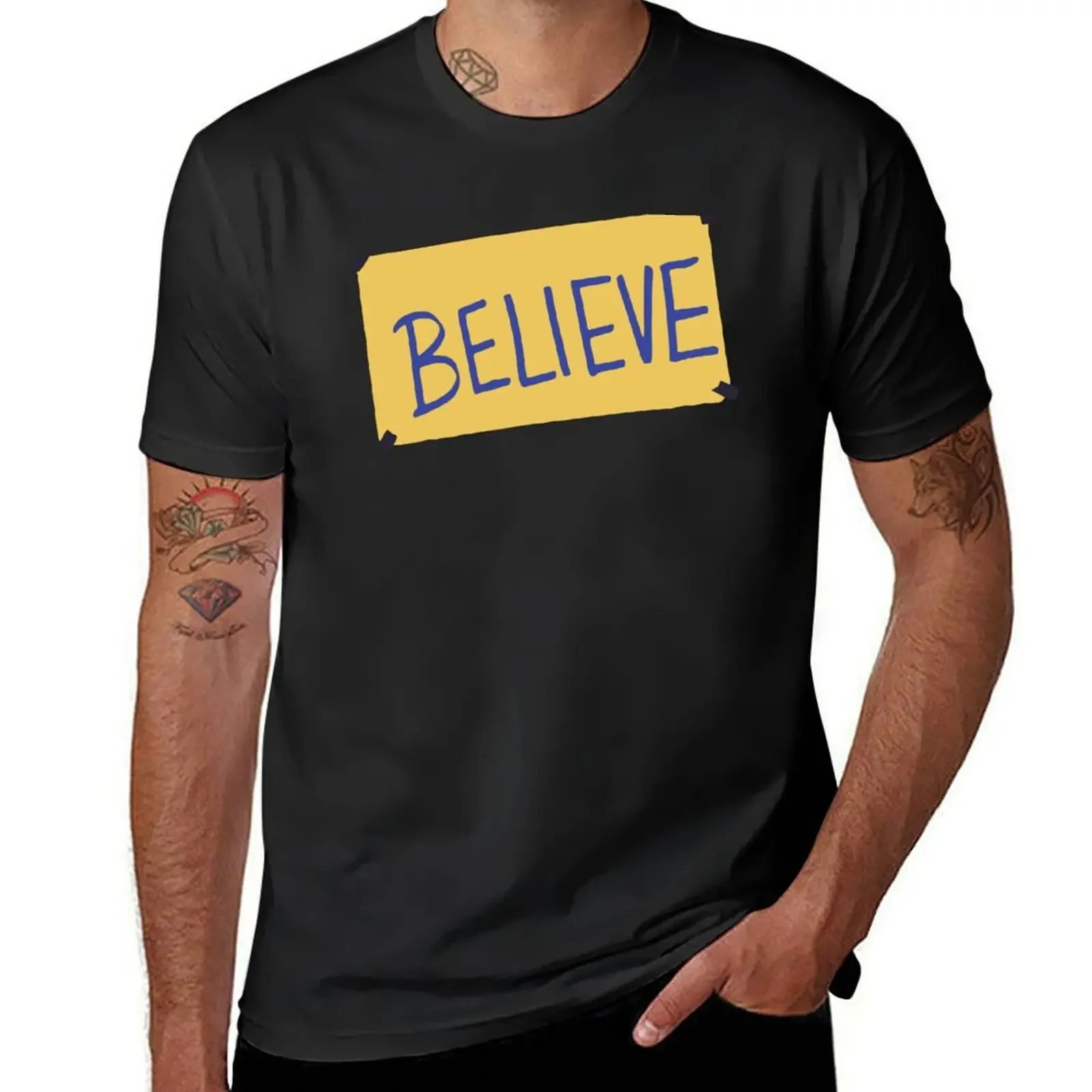 believe-ted merch T-Shirt graphic t shirts street wear rapper graphic tees workout shirts for men