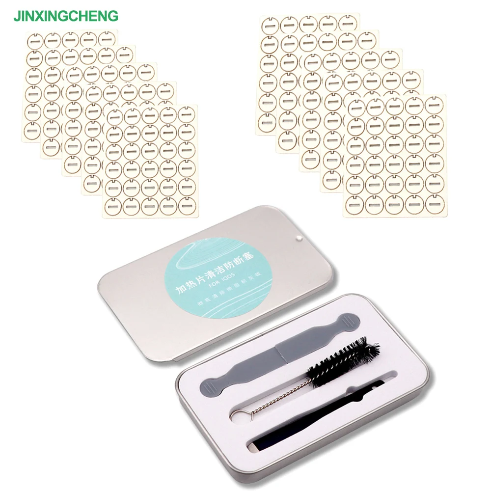 

JINXINGCHENG 10 Pack Absorb Oil Gasket Blade Brush Set for IQOS 3.0 3duo Heating Plate Cleaning Protector Clean Accessories