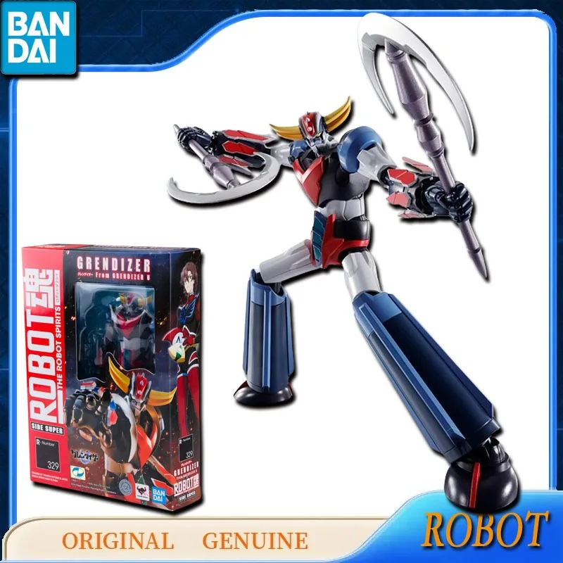 バンダイオリジナル本物のロボット魂サイドスーパー 329 グレンダイザーアクションアニメフィギュアおもちゃボーイズキッズギフトモデル装飾品