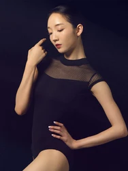 Ballet Dance Leotards exercise clothes high collar adult High quality Elegance gymnastics tights yoga actress costumes