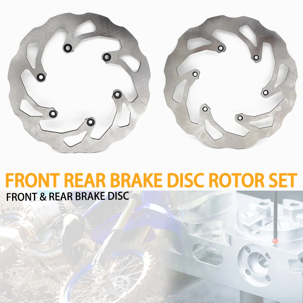 For YAMAHA YZ125 YZ250 WR250F WR450F Motorcycle Front&Rear Brake Disc Rotor YZ250F YZ450F WR426F YZ426F YZ250X YZ250FX