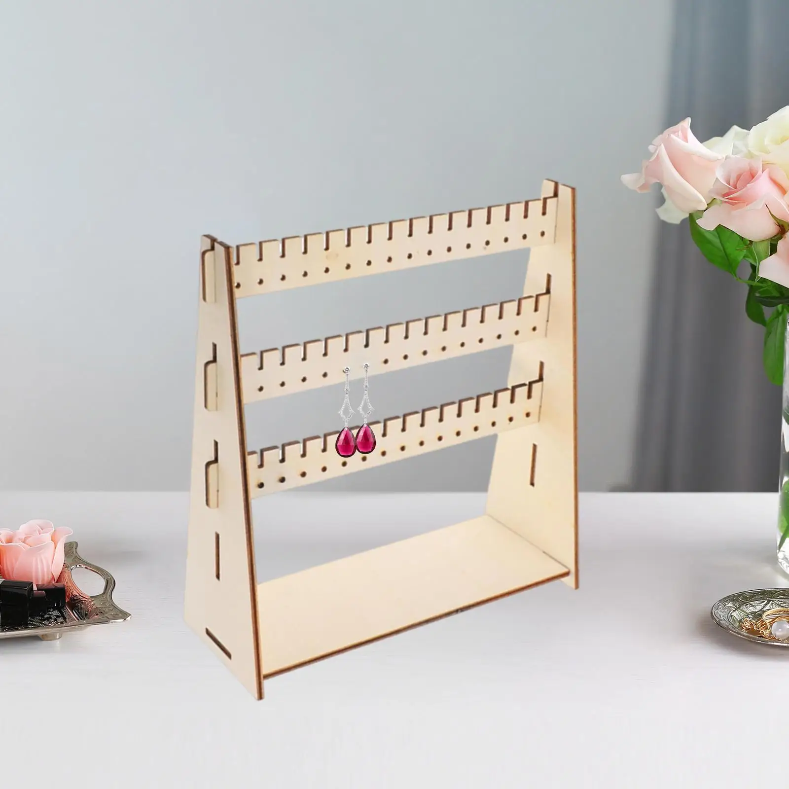 

Earring Holder for Photography for Home Decor Storage Display Jewelry Display Stand for Shelf Tabletop Dorm Bathroom Bedroom