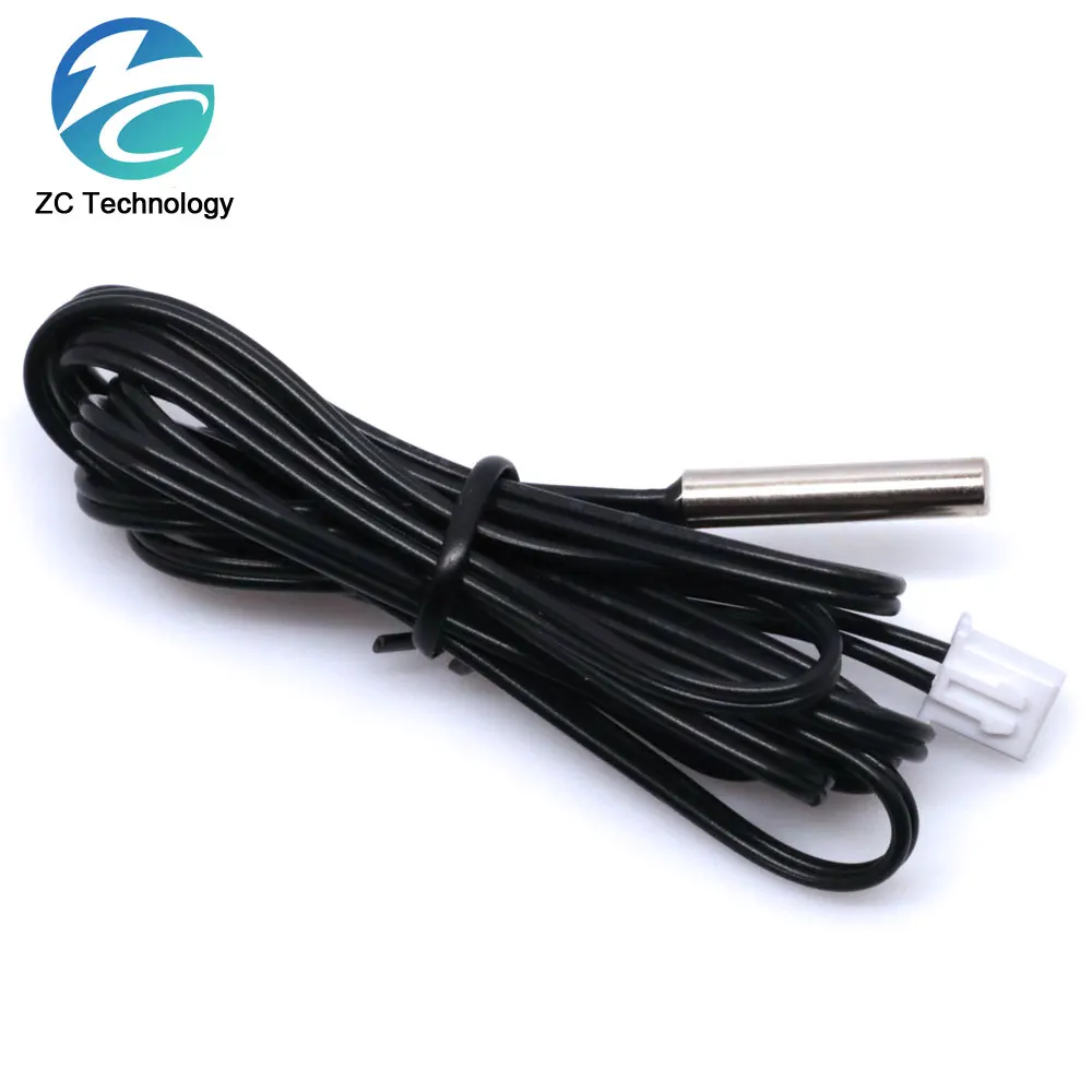 W1209 0.5m 1m Waterproof NTC Thermistor Accuracy Temperature Sensor 10K 1% 3950 Wire Cable Probe For Arduino W1401