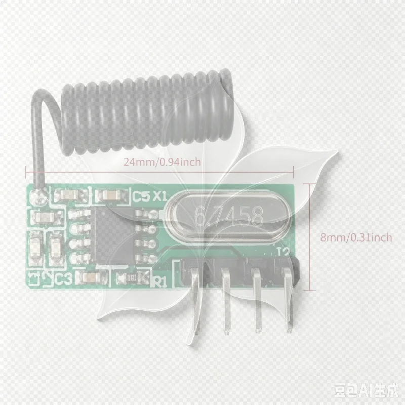 Wide Voltage Wireless Superheterodyne Receiver Module 315MHz 433MHz for DIY Industrial Remote Control