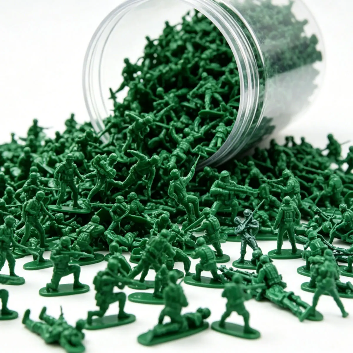 5cm Green Tactical Military Mini Figures 26/52/72Pcs, Army Soldier Models for Collecting and Diorama Decoration ZSY